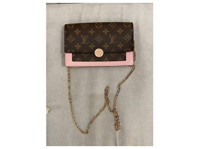 Louis Vuitton Cartera Monogram Canvas Rosa - vista 3