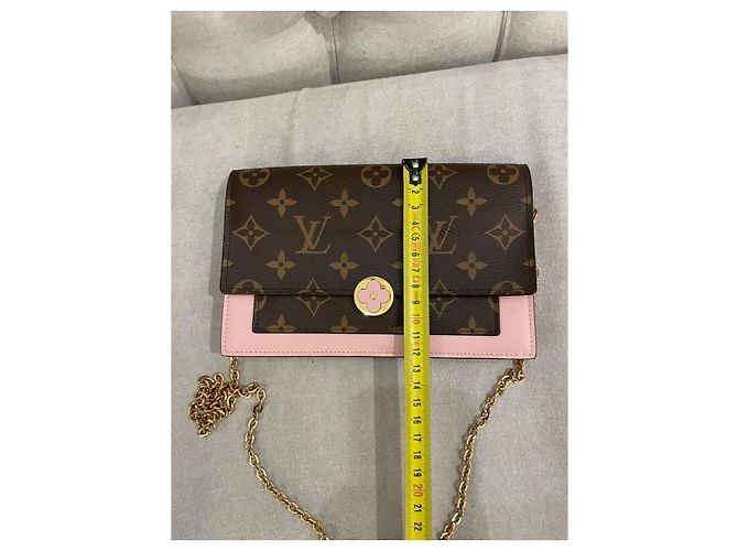 Louis Vuitton Cartera Monogram Canvas Rosa - vista 5