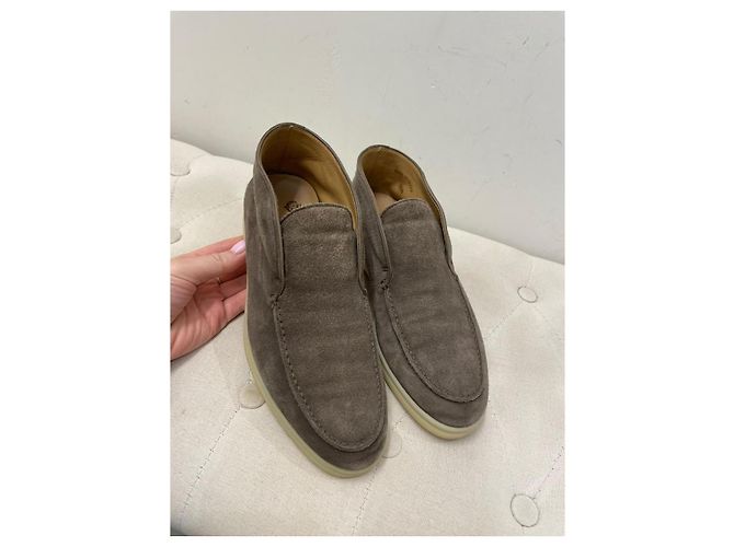 Loro Piana Open Walk Botines de ante - vista 4