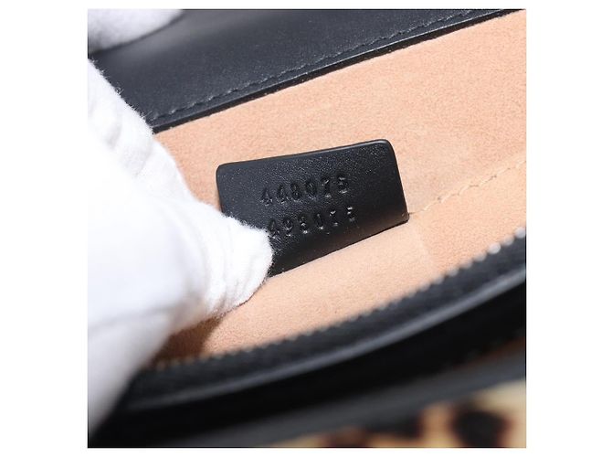 Gucci Dionysus Bamboo Top Handle Printed Pony Hair with Leather Medium - vista 7