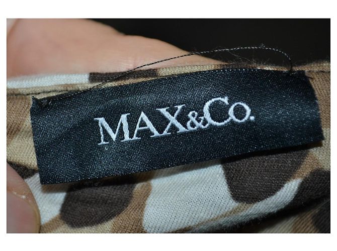 Autre Marque MAX&Co. Baumwollkleid mit Leopardenmuster - Ansicht 5