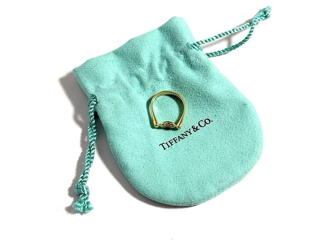Autre Marque Anello Bean da donna Tiffany & Co. in oro giallo 18K - vista 9