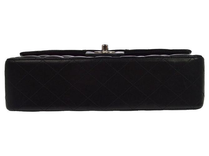 Chanel Classic Timeless Double Flap Quilted Lambskin Medium - vista 3