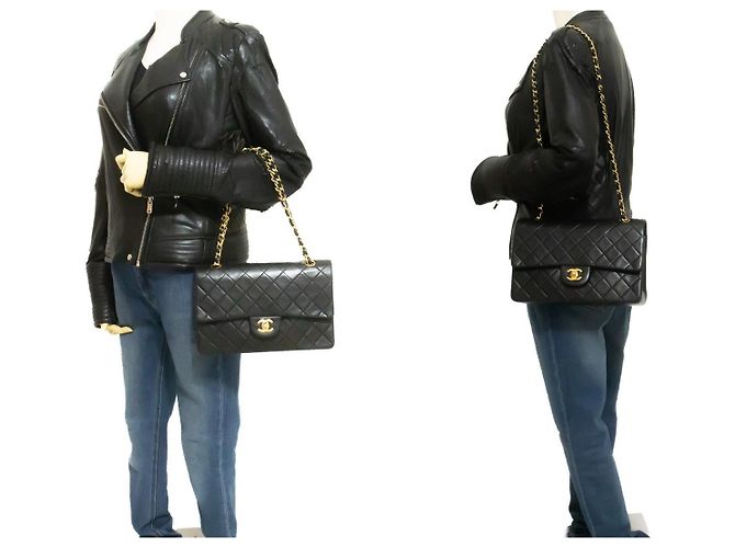 Chanel Timeless - Classic Double Flap Quilted Lambskin Medium - vista 2