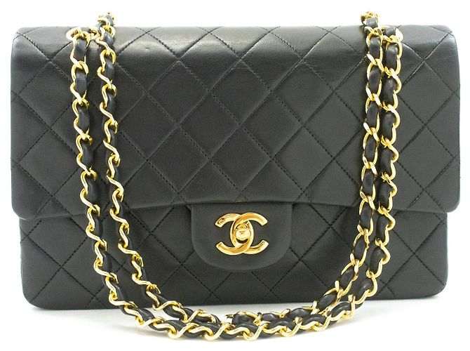 Chanel Timeless - Classic Double Flap Quilted Lambskin Medium - vista 3