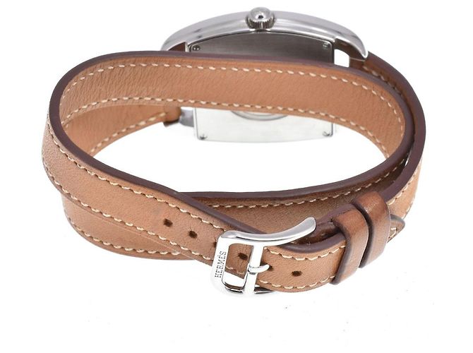 Hermès Hermes Cape Cod Quartz Stainless Steel and Leather 33 - view 2