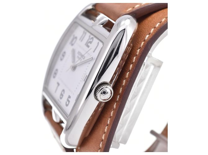Hermès Hermes Cape Cod Quartz Stainless Steel and Leather 33 - view 3