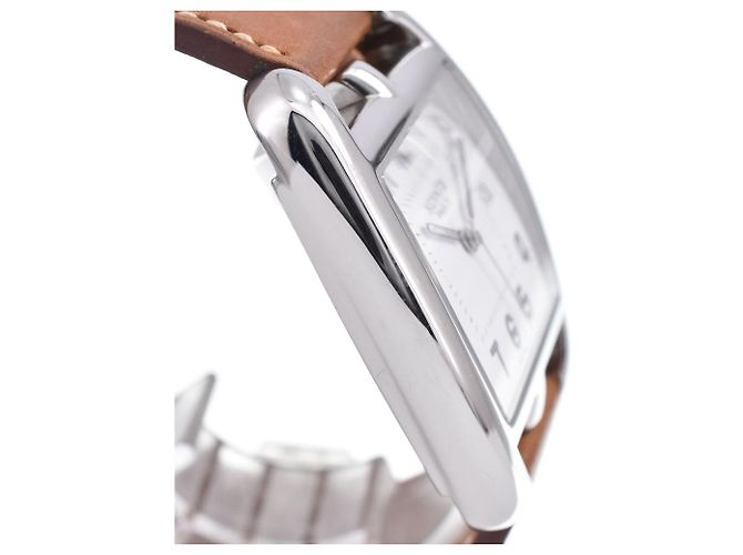 Hermès Hermes Cape Cod Quartz Stainless Steel and Leather 33 - view 4
