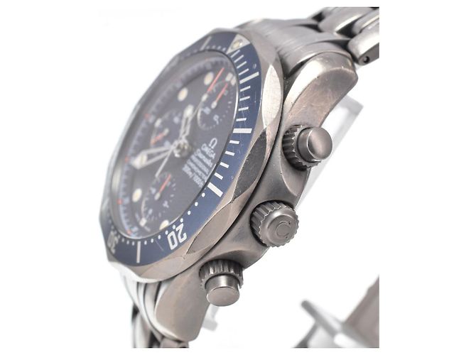 Omega Seamaster Diver 300M Chronometer Chronograph Automatic Stainless Steel 42 - vista 3