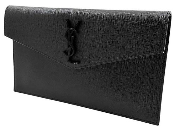 Autre Marque Saint Laurent Uptown Flap Leather Long - vista 2