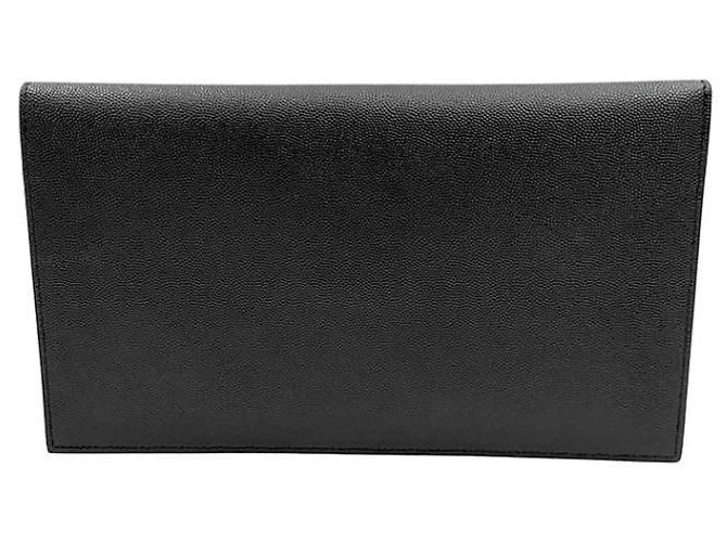 Autre Marque Saint Laurent Uptown Flap Leather Long - vista 4
