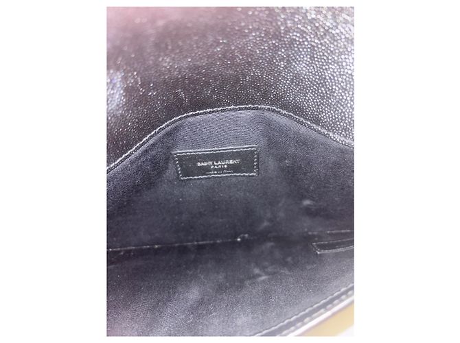 Autre Marque Saint Laurent Uptown Flap Leather Long - vista 6