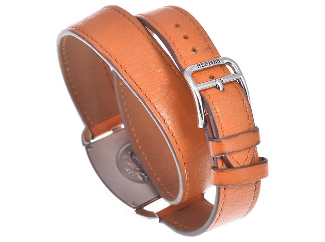 Hermès Hermes Cape Cod Quartz Stainless Steel and Leather 33 - view 2