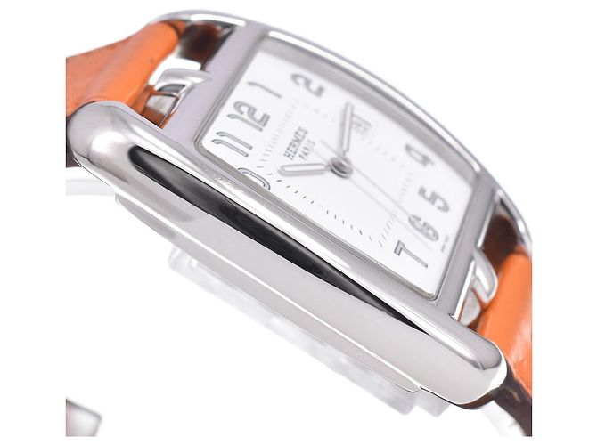 Hermès Hermes Cape Cod Quartz Stainless Steel and Leather 33 - view 4