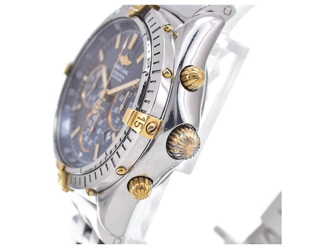 Breitling Windrider Shadow Flyback Chronograph Automatic Stainless Steel and Yellow Gold 38 - vista 2