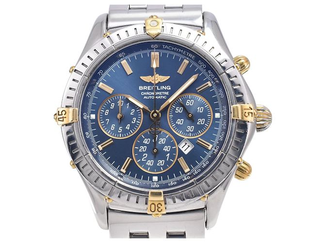 Breitling Windrider Shadow Flyback Chronograph Automatic Stainless Steel and Yellow Gold 38 - vista 4