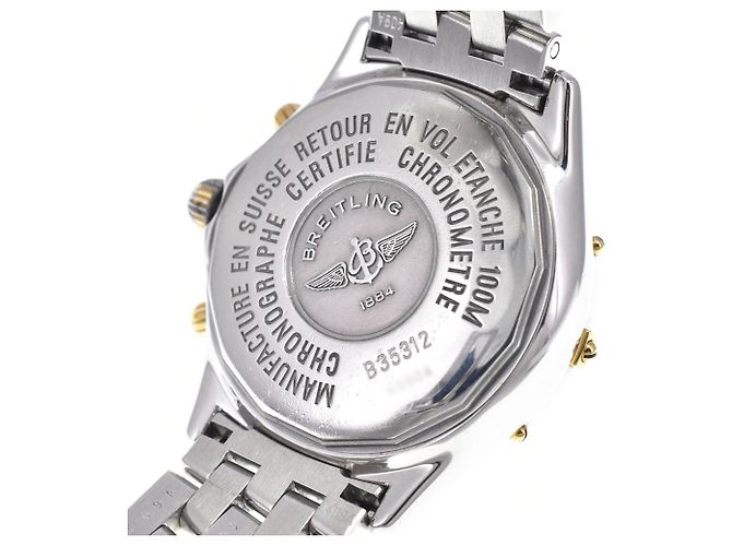 Breitling Windrider Shadow Flyback Chronograph Automatic Stainless Steel and Yellow Gold 38 - vista 5
