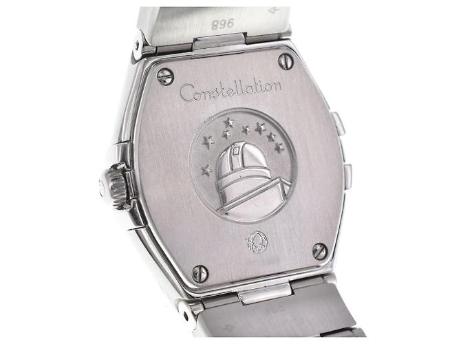 Omega Constellation Quartz Stainless Steel com bisel e marcadores de diamante 24 - vista 5