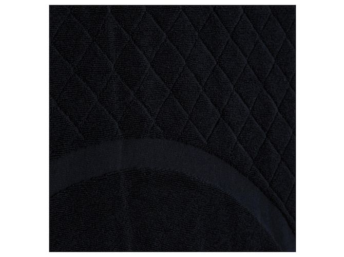 Chanel 2021 Quilted Maxi Beach Towel Black - view 4