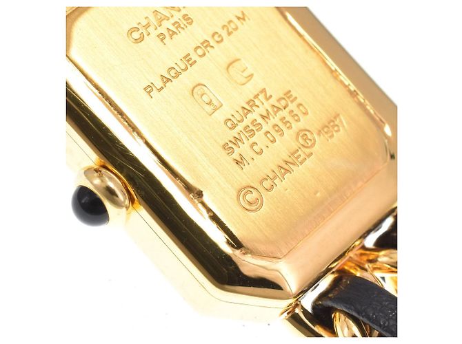 Première Chanel Premiere Rock Quartz Metallo Placcato e Pelle 20 - vista 7