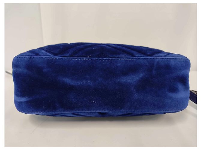 Gucci GG Marmont Matelassé Velvet Medium - vista 7