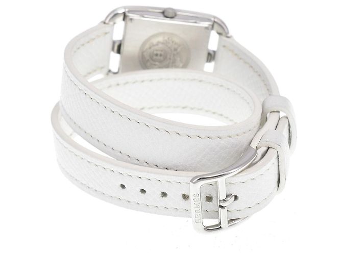 Hermès Hermes Cape Cod Quartz Stainless Steel and Leather 23 - vista 2