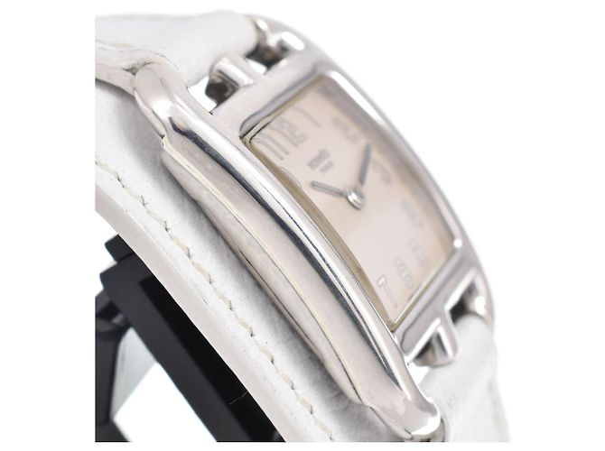 Hermès Hermes Cape Cod Quartz Stainless Steel and Leather 23 - vista 4