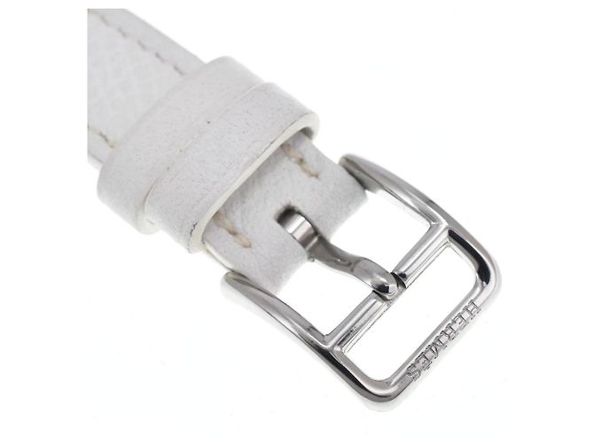 Hermès Hermes Cape Cod Quartz Stainless Steel and Leather 23 - vista 7
