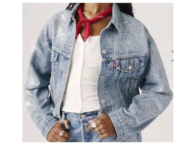 Levi's x Beyoncé Rhinestone Embellished Denim Jacket - view 2