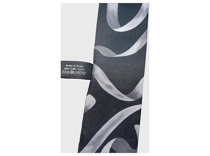 Foulard slim bandeau Chanel nero - vista 5