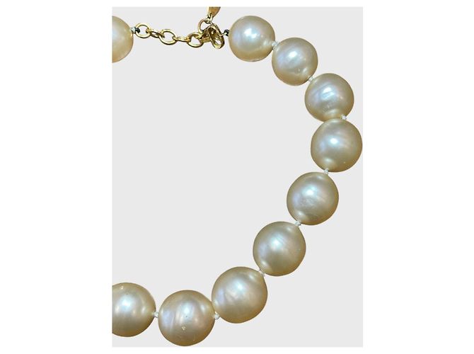 Collier Chanel perles - vue 2