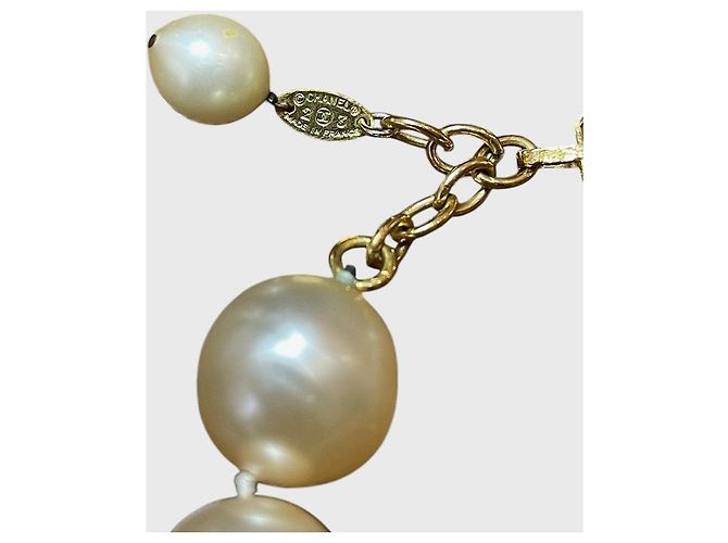 Collier Chanel perles - vue 3