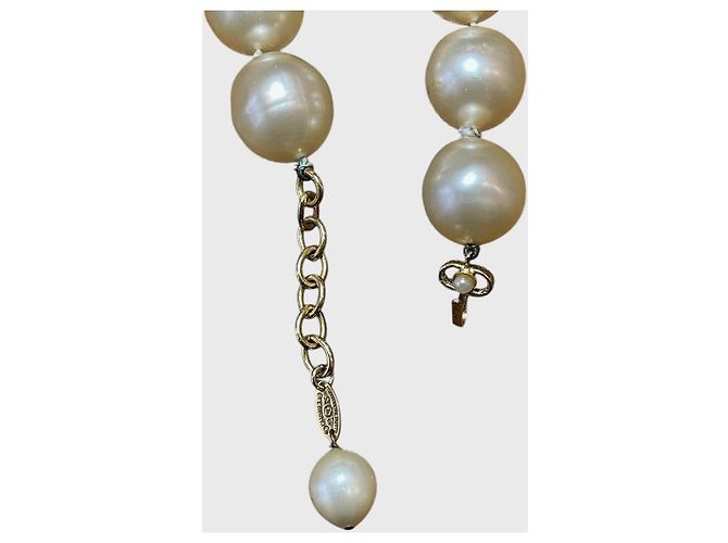 Collier Chanel perles - vue 4