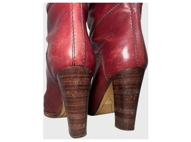 Botas Chloé bordeaux T.38 - vista 11