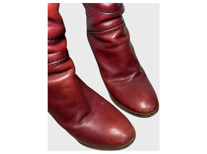 Botas Chloé bordeaux T.38 - vista 9