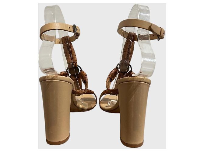 Valentino Garavani Sandali Valentino beige T.35 - vista 6