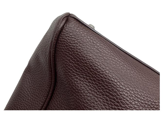 Borsa Carryall Maude in pelle Caviar Espresso Staud - vista 12