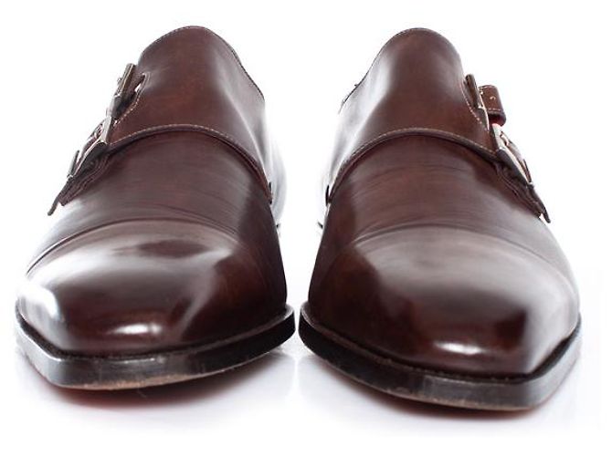 Santoni, Scarpa double monk strap - vista 3