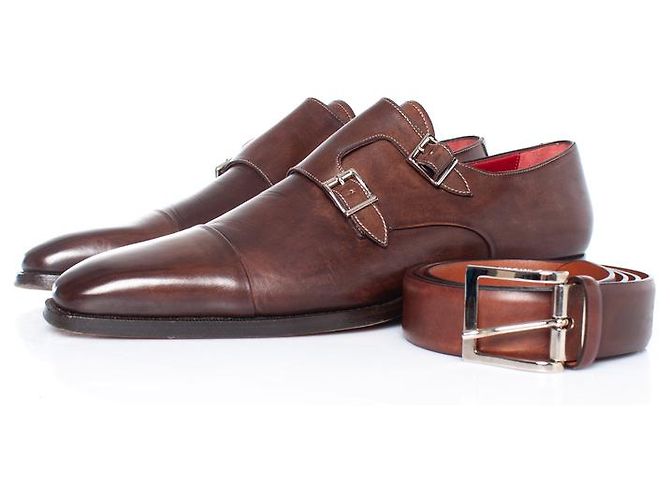 Santoni, Scarpa double monk strap - vista 9