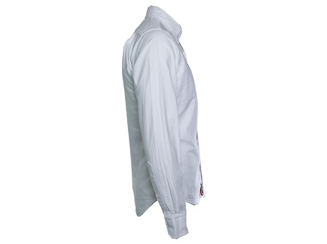 Thom Browne, Camicia bianca con taschino sul petto - vista 3