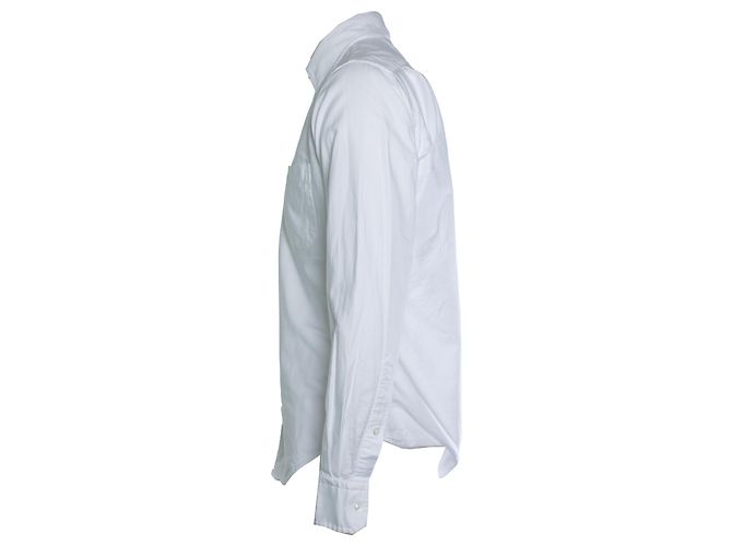 Thom Browne, Camicia bianca con taschino sul petto - vista 4