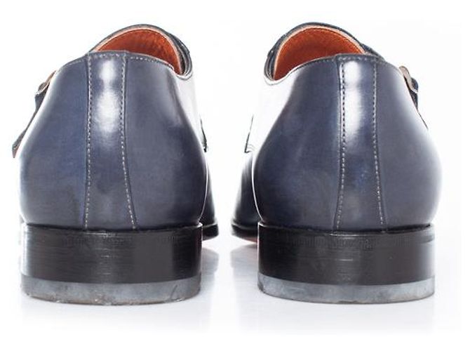 Santoni, scarpe double monk strap - vista 3