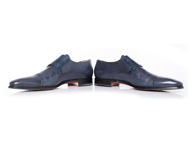 Santoni, scarpe double monk strap - vista 7