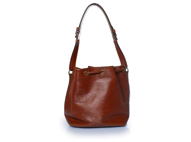 Louis Vuitton, borsa Noe in pelle epi marrone - vista 2