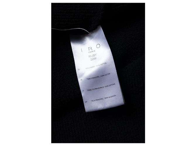 IRO, abito Ruby nero con Terry pad - vista 9