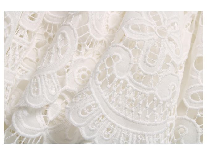 Autre Marque Vita Grace, Camille Cutwork Dream Kleid in Weiß - Ansicht 7