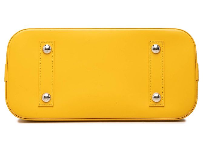 Borsa a mano Louis Vuitton Epi Alma PM Gialla - vista 3