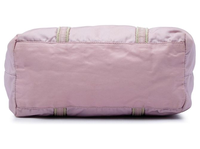 Borsa Tote Prada Tessuto viola - vista 3