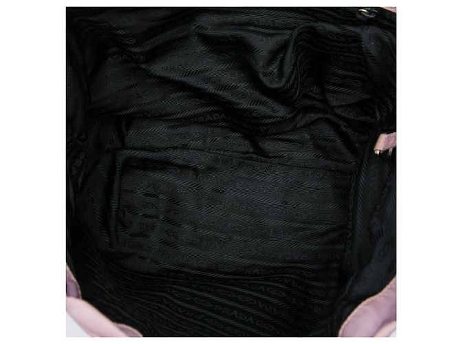 Borsa Tote Prada Tessuto viola - vista 4