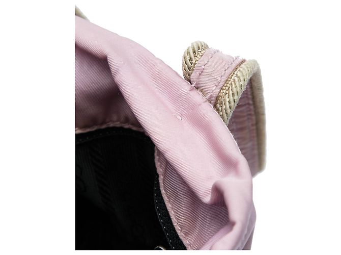 Borsa Tote Prada Tessuto viola - vista 5